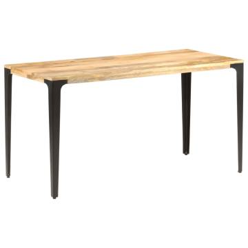 Dining Table 140x70x76 cm Solid Mango Wood