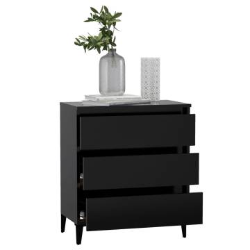 Sideboard Black 60x35x69 cm Engineered Wood