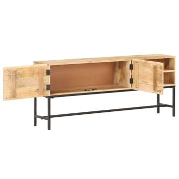 Sideboard 145x30x60 cm Solid Mango Wood