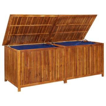 Garden Storage Box 200x80x75 cm Solid Acacia Wood