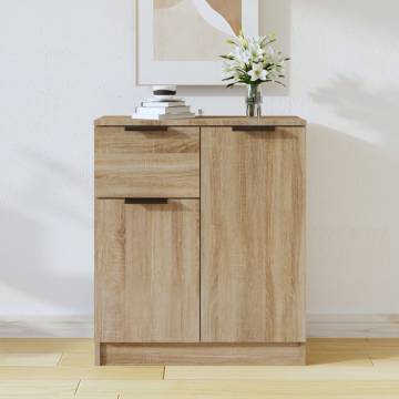 Sideboard Sonoma oak 60x30x70 cm Engineered Wood