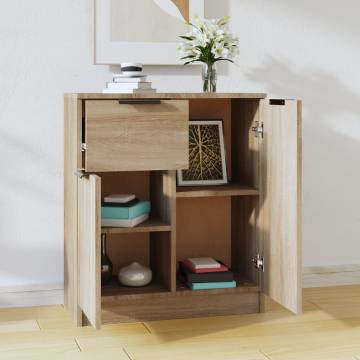 Sideboard Sonoma oak 60x30x70 cm Engineered Wood