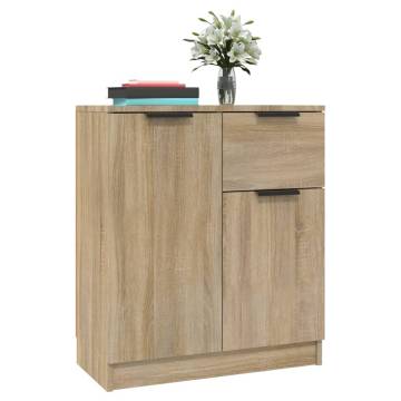 Sideboard Sonoma oak 60x30x70 cm Engineered Wood