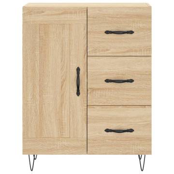 Highboard Sonoma Oak 69.5x34x180 cm Engineered Wood