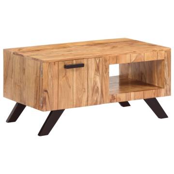 Coffee Table 90x50x45 cm Solid Acacia Wood