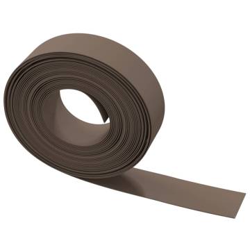 Garden Edgings 3 pcs Brown 10 m 15 cm Polyethylene