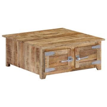 Coffee Table 70x70x30 cm Solid Mango Wood