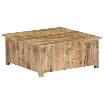 Coffee Table 70x70x30 cm Solid Mango Wood