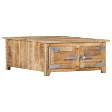 Coffee Table 70x70x30 cm Solid Mango Wood