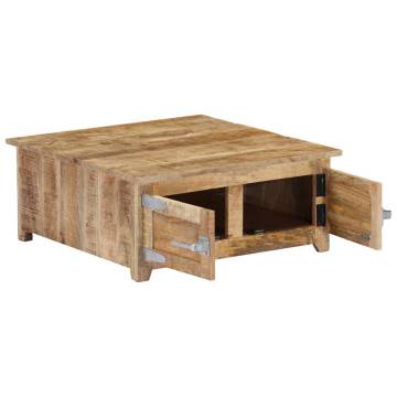 Coffee Table 70x70x30 cm Solid Mango Wood