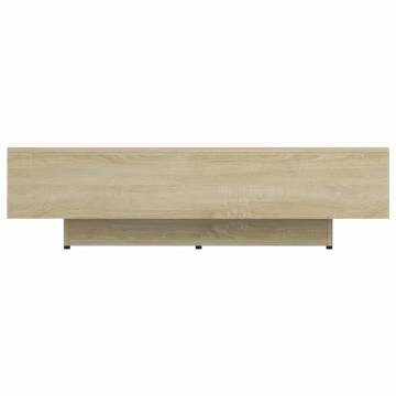 Coffee Table Sonoma Oak 100x49.5x31 cm Engineered Wood