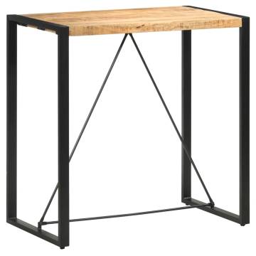 Bar Table 110x60x110 cm Solid Mango Wood