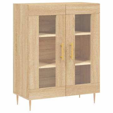 Highboard Sonoma Oak 69.5x34x180 cm Engineered Wood