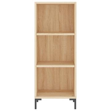 Highboard Sonoma Oak 34.5x34x180 cm Engineered Wood