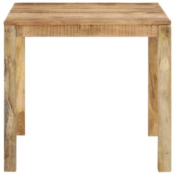 Dining Table Solid Mango Wood 82x80x76 cm