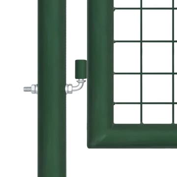 Mesh Garden Gate Green 350x175 cm Galvanised Steel