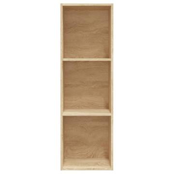 Book CabinetTV Cabinet Sonoma Oak 36x30x114 cm Engineered Wood