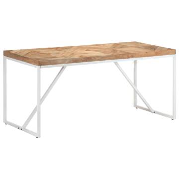 Dining Table 160x70x76 cm Solid Acacia and Mango Wood