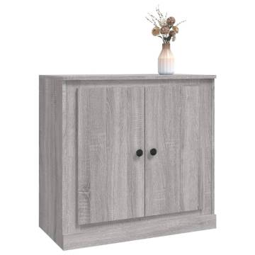 Sideboard Grey Sonoma 70x35.5x67.5 cm Engineered Wood