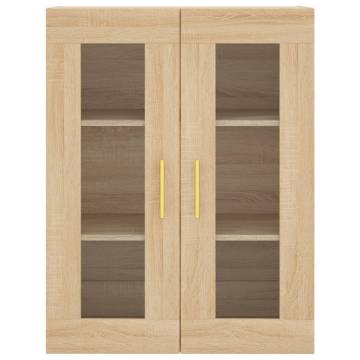 Highboard Sonoma Oak 69.5x34x180 cm Engineered Wood