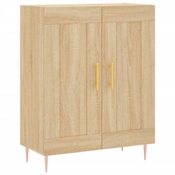 Highboard Sonoma Oak 69.5x34x180 cm Engineered Wood