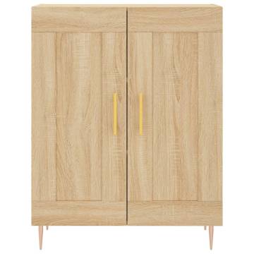 Highboard Sonoma Oak 69.5x34x180 cm Engineered Wood