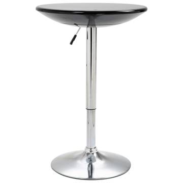 Bar Table Black Ø60 cm ABS