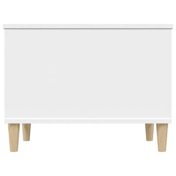 Coffee Table White 60x44.5x45 cm Engineered Wood