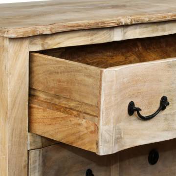 Sideboard Solid Mango Wood 200x40x90 cm