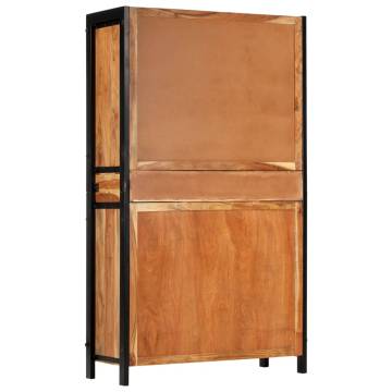 Highboard 100x40x175 cm Solid Acacia Wood