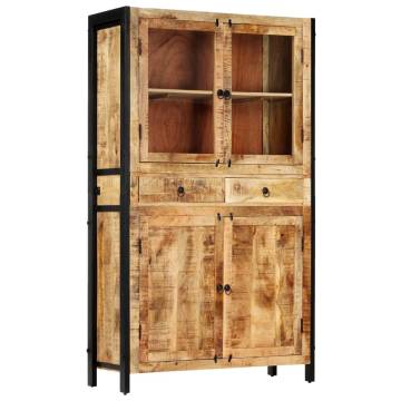 Highboard 100x40x175 cm Solid Mango Wood