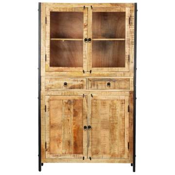 Highboard 100x40x175 cm Solid Mango Wood