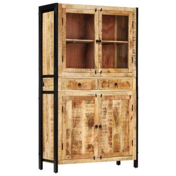 Highboard 100x40x175 cm Solid Mango Wood