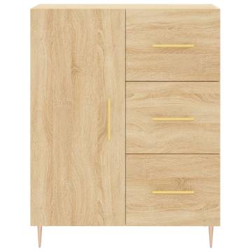 Highboard Sonoma Oak 69.5x34x180 cm Engineered Wood