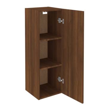 TV Cabinet Brown Oak 30.5x30x90 cm Engineered Wood