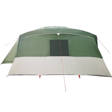 Family Tent Tunnel 16-Person Green Waterproof