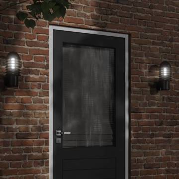 Outdoor Wall Light Black Stainless Steel