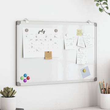 Magnetic Whiteboard 40x30x1.7 cm Aluminium