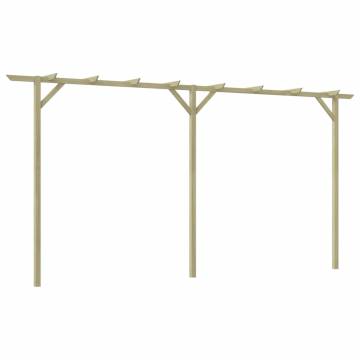 Garden Pergola 410x40x203 cm Wood