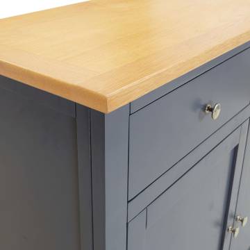 Sideboard 90x33.5x83 cm Solid Oak Wood