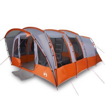 Family Tent Tunnel 8-Person Grey Waterproof