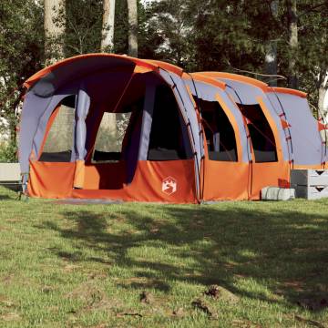 Family Tent Tunnel 8-Person Grey Waterproof