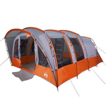 Family Tent Tunnel 8-Person Grey Waterproof