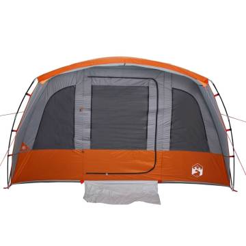 Family Tent Tunnel 8-Person Grey Waterproof