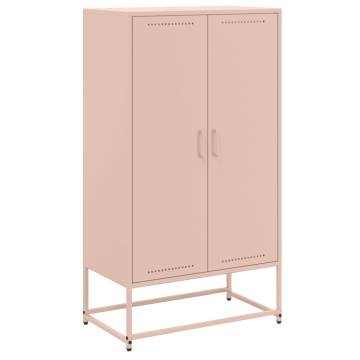 Highboard Pink 68.5x38.5x123.5 cm Steel