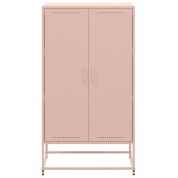 Highboard Pink 68.5x38.5x123.5 cm Steel