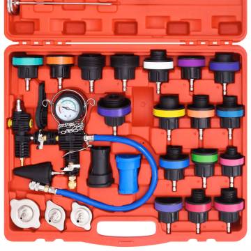 28 Piece Radiator Pressure Tester Kit