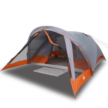 Family Tent Cabin 6-Person Grey Waterproof