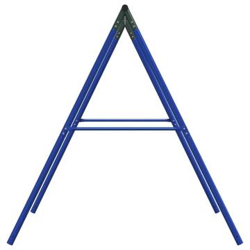 Swing Frame for Outdoor with 2 Hanging Hooks Blue Steel