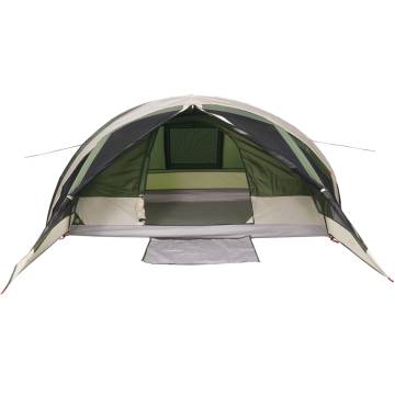 Family Tent Cabin 6-Person Green Waterproof